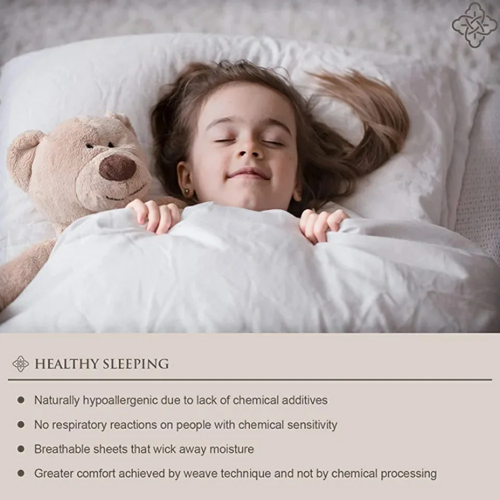 ⭐🆕 Blush pink GOT certified organic Duvet cover set